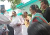 स्वास्थ्य मंत्री से मिलीं आशा संगिनी 