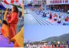 गंगा तट पर योग दिवस, स्वामी चिदानन्द ने करो योग, रहो निरोग का दिया संदेश