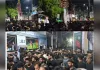 ग़मगीन माहोल में निकला फातहे फुरात का कदीमी जुलूस, ग़म में डूबा रहा उतरौला