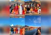 सिंधु नदी तट पर स्वामी चिदानन्द की उपस्थिति में हुआ दिव्य जलाभिषेक व आरती