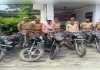 वाहन चोर गिरोह का पर्दाफाश, 5 चोरी की बाइक बरामद, दो शातिर गिरफ्तार, तीसरे की तलाश जारी