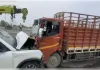बरेली : निर्माणाधीन हाईवे पर कैंटर से भिड़ी स्कॉर्पियो, हादसे में पंजाब के तीन लोगों की मौत