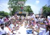 रायबरेली में राहुल गांधी के खिलाफ भाजपा का प्रदर्शन