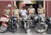 चौक पुलिस के हत्थे चढ़ा शातिर वाहन चोर, चोरी की छह मोटरसाइकिलें बरामद