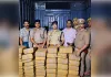  साढ़े तीन करोड़ की कीमत के साढ़े चार कुंतल गांजे के साथ चालक गिरफ्तार