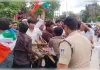जबलपुर : दिल्ली छात्र आंदोलन के समर्थन में एनएसयूआई का प्रदर्शन, शिक्षा मंत्री के इस्तीफे की मांग