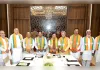 भाजपा अध्यक्ष नितिन नवीन ने पार्टी के पूर्व प्रदेश अध्यक्षों के साथ की बैठक