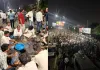 भोपाल में सड़कों पर किसानों ने गुजारी रात, सीएम हाउस के घेराव पर अड़े