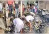 पूर्व मेदिनीपुर के अन्नपूर्णा बाजार में लगी भीषण आग, चार दुकानें जलकर राख