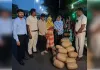 सतर्क पुलिस ने गांजा तस्करी की साजिश की नाकाम, तीन महिलाओं सहित चार गिरफ्तार