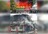 लखपेड़ाबाग चौराहे पर दुर्गा ऑटो पार्ट्स में लगी भीषण आग, घंटों बाद काबू
