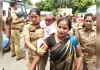 69,000 शिक्षक भर्ती: आरक्षण घोटाले को लेकर शिक्षा मंत्री के आवास पर प्रदर्शन