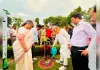 आजाद पार्क में लगाए गए 100 से अधिक पौधे, प्रभारी मंत्री ने किया पौधारोपण