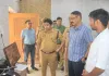 डीएम एसपी द्वारा टीईटी परीक्षा संचालन का किया गया निरीक्षण।