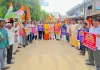 चरवा में कांग्रेस की 'सद्बुद्धि पदयात्रा', अयोध्या में कथित चढ़ावा चोरी मामले पर भाजपा सरकार को घेरा