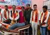एबीवीपी के स्थापना दिवस पर रक्तदान शिविर, युवाओं ने किया स्वैच्छिक रक्तदान