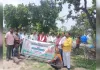 'एक पेड़ मां के नाम' अभियान के तहत अमृत सरोवर पर हुआ वृहद पौधरोपण