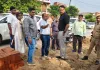 डीएम द्वारा विकासखंड नाथनगर अंतर्गत नाली निर्माण कार्य का किया गया स्थलीय निरीक्षण