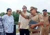 डीएम ने किया अटैना घाट का निरीक्षण 