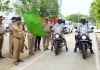 पुलिस अधीक्षक ने दो पहिया इंटरसेप्टर वाहनों को हरी झंडी दिखाकर किया रवाना