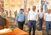कल होने वाले मुख्यमंत्री सामूहिक विवाह योजना कार्यक्रम स्थल का डीएम ने अधिकारियों संग किया निरीक्षण