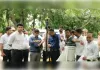 रोवर तकनीक से कलेक्ट्रेट परिसर एवं आसपास की भूमि की पैमाइश का डीएम ने किया निरीक्षण
