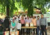 बलरामपुर व लोकबंधु अस्पताल में टीबी मरीजों को बांटी गई राशन किट 