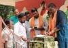 भगवान श्रीराम की मूर्ति खंडित किए जाने की घटना से क्षेत्र में आक्रोश का माहौल  