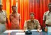 अवैध गांजा के साथ अभियुक्त गिरफ्तार