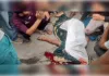 रोडवेज बस की टक्कर से महिला की मौत, बाल-बाल बचा बेटा