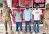 रॉन्ग साइड वाहन चलाने से रोकना पड़ा भारी, पुलिसकर्मी से अभद्रता करने वाले तीन गिरफ्तार