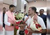 प्रयागराज पहुंचे राहुल गांधी, स्वराज भवन में नेताओं से की  मुलाकात