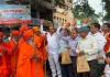 सावन के पहले सोमवार पर बम-बम भोले के जयकारों से गूंजी छोटी काशी,शिवभक्तों पर हुई पुष्प वर्षा