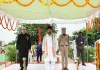 पुलिस लाइन में शान से लहराया तिरंगा, कर्तव्य और निष्ठा की दिलाई शपथ