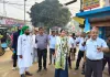 नगर आयुक्त ने जुलूस मार्ग का निरीक्षण किया, व्यवस्थाओं का लिया जायजा, निर्देश दिए