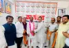 मनोज पटेल को राजीव गांधी पंचायतीराज संगठन का प्रदेश अध्यक्ष बनने पर कांग्रेसियों ने किया भव्य स्वागत