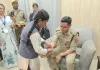 छात्राओं ने एसपी समेत पुलिस अधिकारियों को बांधी राखी
