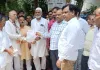 स्मार्ट सिटी के नाम पर आये धन के बाद भी नगर की अव्यवस्थाओ को लेकर कॉंग्रेसियो ने धरना प्रदर्शन कर ज्ञापन सौपा
