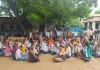 सातवें दिन भी जारी रहा संविदा कर्मचारियों का धरना 