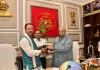 सभापति ने सदस्यों को दिया रुद्राक्ष का पौधा 