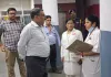 बलरामपुर अस्पताल में निदेशक का औचक निरीक्षण