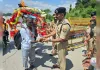 महादेव मंदिर पहुंचे डीआइजी मुनिराज जी, कांवड़ मार्ग का लिया जायजा