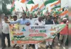तिरंगे के रंग में रंगा नगराम, भारत माता के जयघोष से गूंजा क्षेत्र
