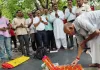 संविदा कर्मचारी संघ ने की श्रद्धांजलि सभा का आयोजन  
