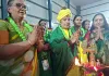 हरियाली तीज पर महिलाओं ने बनाया विश्व रिकार्ड 