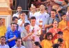 नेपाल के प्रतिनिधिमंडल ने परमार्थ निकेतन में की गंगा आरती