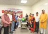 कैंसर संस्थान को मिला 25 यूनिट ब्लड व 10 व्हील चेयर