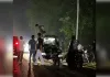 कार की टक्कर से मामा-भांजे घायल, घायलों के परिजनों ने तोड़ी कार