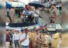 भारी बारिश में डीएम-एसएसपी ने कांवड़ मार्गों का लिया जायजा