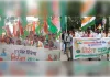 भाजपा विधायक व एबीवीपी ने निकाली हर घर तिरंगा यात्रा
